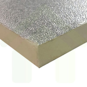 PIR 2 zijdig aluminium 142mm plaat isolatie